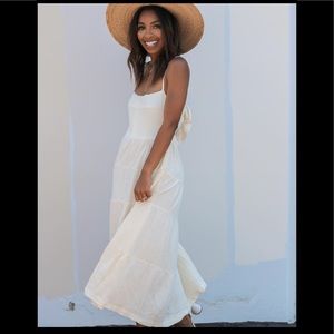 Tallia Tie-Back Midi Dress